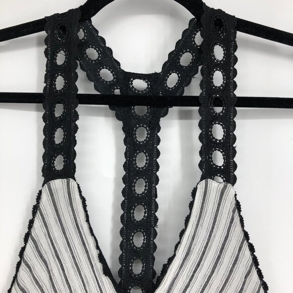Anthropologie Lilka Black & White Striped Maxi Y-Back Dress ~XS - Picture 9 of 16